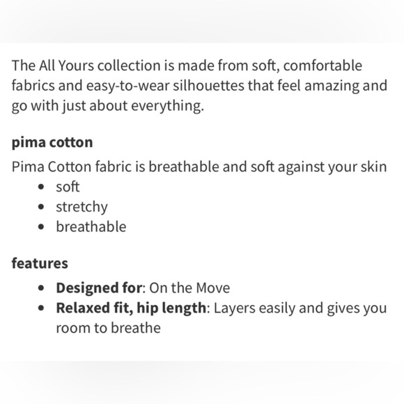 NWOT Lululemon All Yours Cotton T-Shirt - Heathered Lilac Ether 💜 - Picture 9 of 10